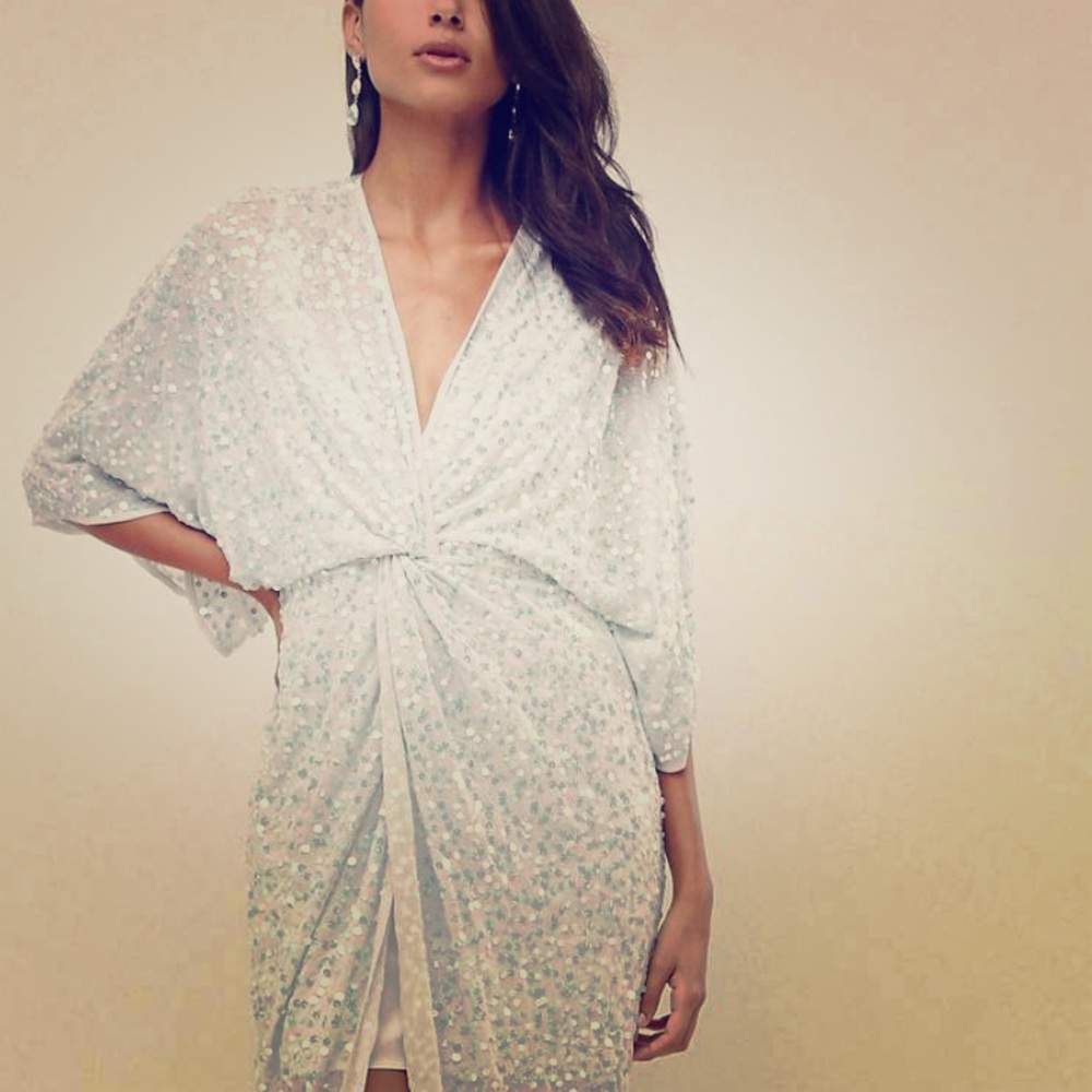 Asos tall kimono sequence dress